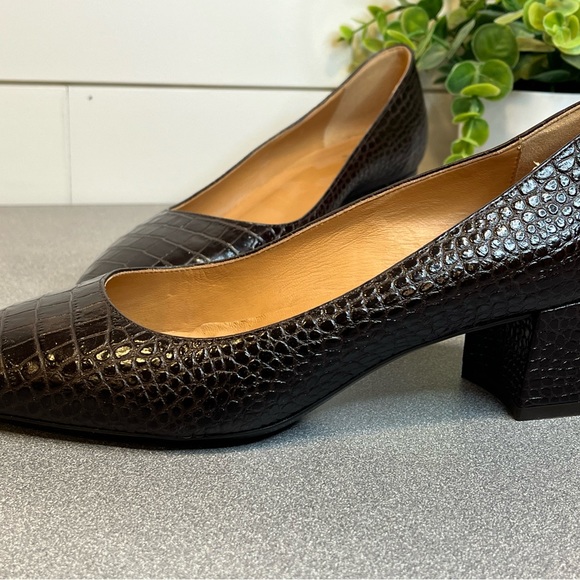 AQUATALIA Size 8 Brown Snake Pattern. Made in Italy. EUC. - Picture 3 of 14